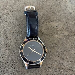 Marc by Marc Jacobs Black and Gold Watch